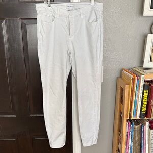 Lane Bryant White Skinny Jeans